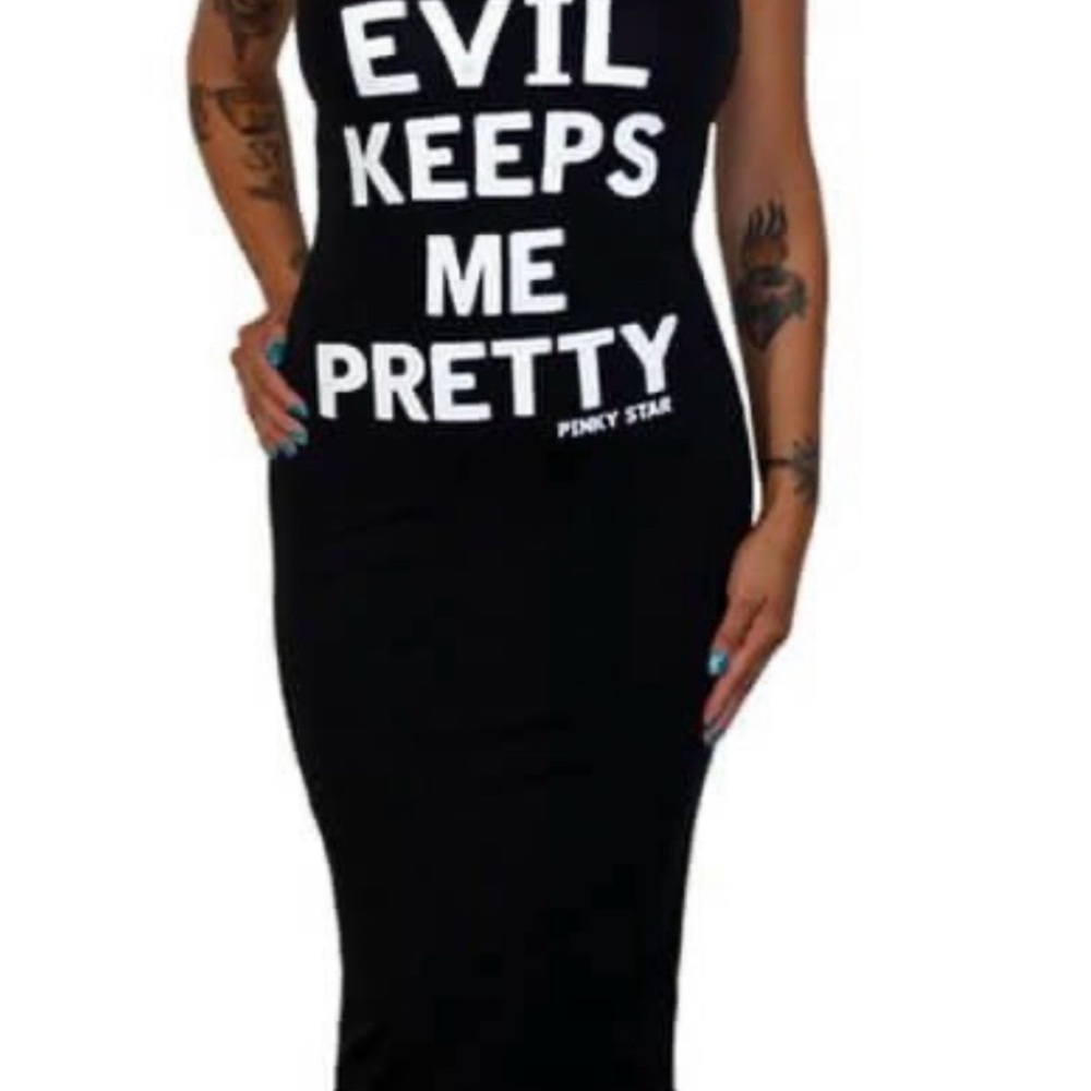 Pinky Star - Racerback tank dress